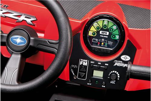 Volant Rouge Avec Adaptateur - Compatible EZ-GO, Polaris, Club Car, Harley, Kubota