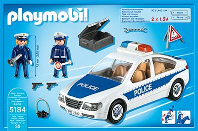 Playmobil City Action 5184 Voiture de police avec lumières clignotantes -  Playmobil - Achat & prix | fnac
