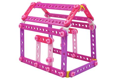 Meccano Baril 100 pi ces Rose