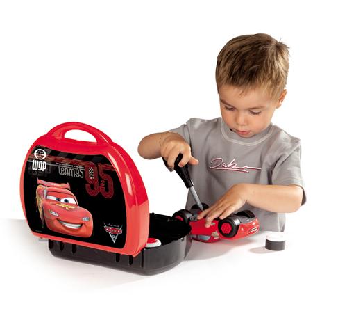 Smoby - Cars XRS - Customiz' Box - Mallette Bricolage Enfant - Voiture  Flash McQueen à Construire - 23 Accessoires - 360181 : : Jeux et  Jouets