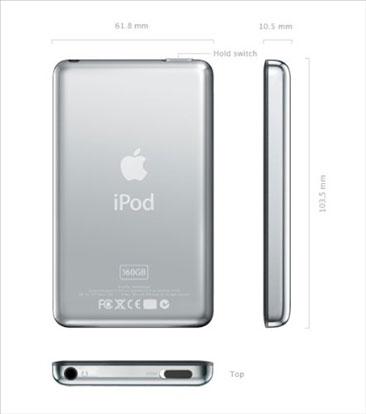 M4 Compatible Apple iPod Classic 160 Go Argent Emballé dans une boîte  blanche unie : : High-Tech