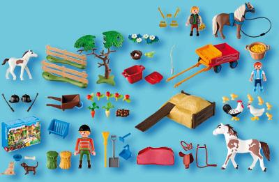 calendrier avent playmobil chevaux
