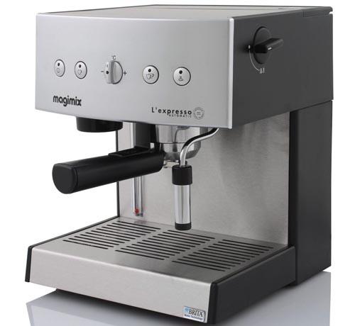 Absoluut zwanger weduwnaar Magimix L'expresso Automatic - Machine à café avec buse vapeur "Cappuccino"  - 19 bar - Chrome mat - Achat & prix | fnac