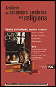 Archives de sciences sociales des religions 154