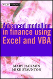 Advanced modelling in finance using excel and vba