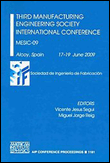 Third manufacturing engineering society international confer