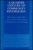 A quarter century of community psychology