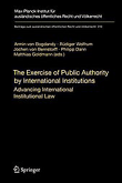 The exercise of public authority by international institutio