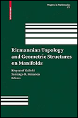Riemannian topology and geometric structures on manifolds