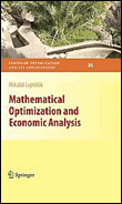 Mathematical optimization and economic analysis