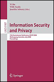 Information security and privacy
