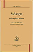 Melanges petites pieces inedites