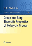 Group and ring theoretic properties of polycyclic groups