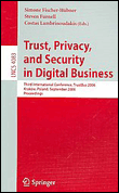 Trust and privacy in digital business