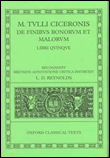 Cicero de finibus bonorum et malorum