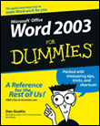 Word 2003 for dummies