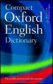 COMPACT OXFORD ENGLISH DICTIONARY