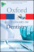 A dictionary of dentistry