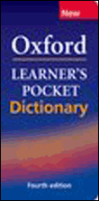 Oxford learner's pocket dictionary