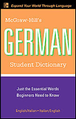 Mcgraw-hill's german student dictionary