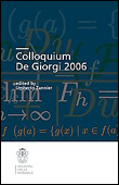 Colloquium de giorgi 2006