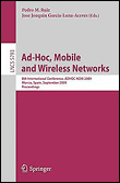 Ad-hoc, mobile, and wireless networks