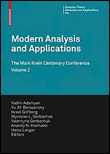 Modern analysis and applications 2