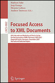 Focused access to xml documents