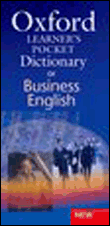 Oxford learner's pocket dictionary of business english