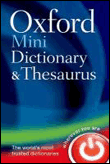 Oxford mini dictionary and thesaurus