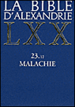 La Bible d'Alexandrie 23.12 Malachie