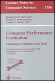 Computer performance evaluation. modelling techniques and to