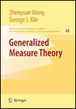 Generalized measure theory