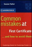 Common mistakes at first certificate. book