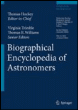 The biographical encyclopedia of astronomers 1+2
