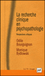 La recherche clinique en psychopathologie