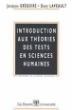Introduction aux théories des tests en sciences humaines