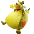 Doudou Dragon Lilliputiens Walter, Marionnette Peluche, Très Bon état, Belgique