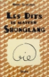 Les Dits de Maître Shonglang