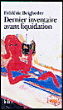 Couverture : Dernier inventaire avant liquidation