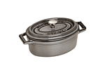 STAUB FND MINI COCOTTE OVALE 11 CM GRIS