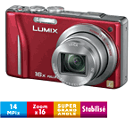 Panasonic Lumix DMC-TZ20 EF-R Rouge - Appareil photo compact