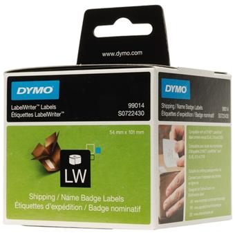 DYMO - Etiquettes badge 54x101mm