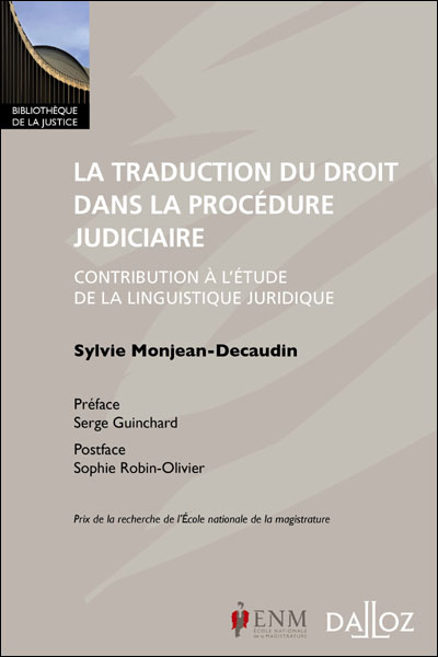 La traduction du droit dans la procédure judiciaire - 1ère édition