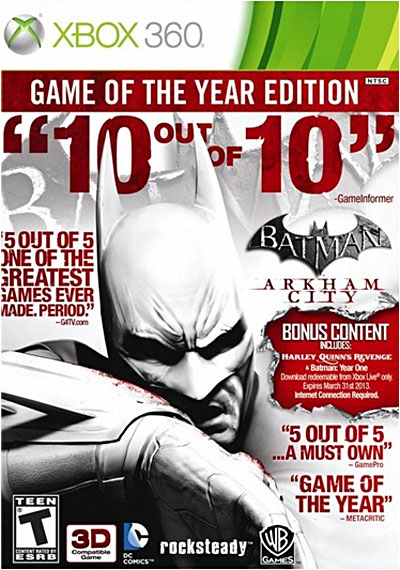 BATMAN ARKHAM CITY GOTY XBOX 360