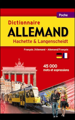 Dictionnaire de poche Hachette Langenscheidt français-allemand et allemand-français
