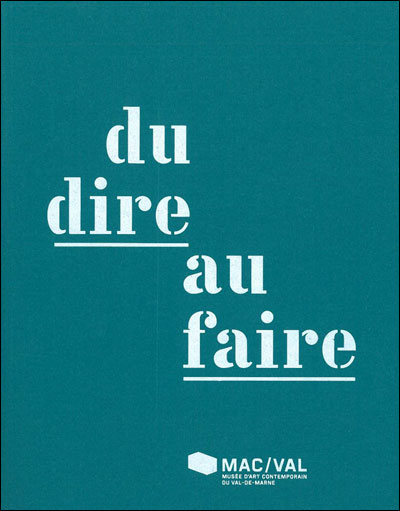 Du dire au faire