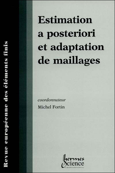 Revue europeenne des elements finis, n° 4 (2000) Estimation 