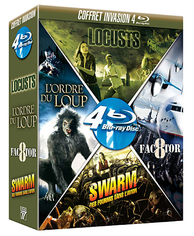 Factor 8 - Locust - Swarm - L'ordre du Loup - Coffret Blu-Ray