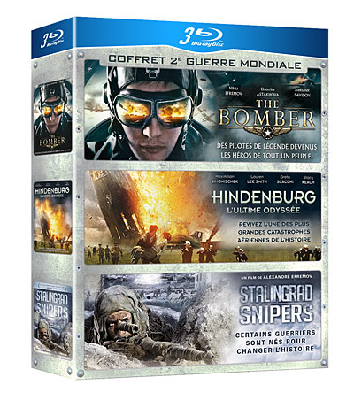The Bomber - Hindenburg : L'ultime odyssée - Stalingrad Snipers - Coffret Blu-Ray